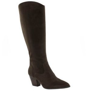 Bella Vita Evelyn Tall Western Inspired Brown Boot New In Box